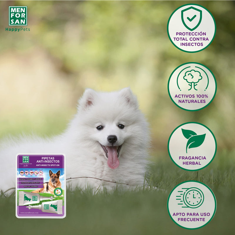 Menforsan - Pipette dogs with loamy, geraniol and lavandino - PawsPlanet Australia