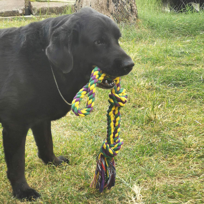 FONPOO Dog Toys Indestructible Designed for Large Dogs Medium Dog Tough Dog RopeToy Set 3 Packs - PawsPlanet Australia