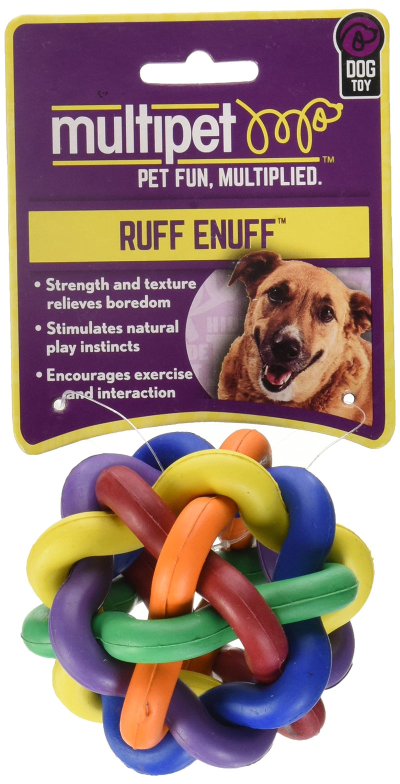 [Australia] - Multi Pet Nobbly Wobbly Dog Rubber Ball-Medium 