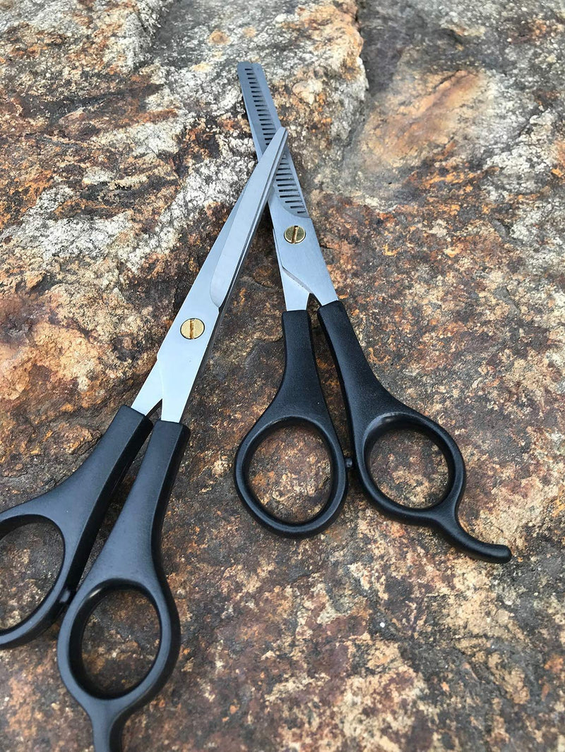 Pet Grooming Scissors,Human Hair Shears,Straight Thinning Blade,Lightweight, Fashionable and Durable,Use-Friendly at Home (thinning-Scissors) thinning-scissors - PawsPlanet Australia