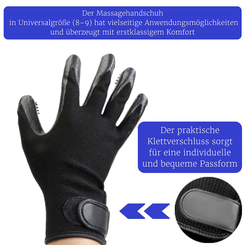Pet Pro Care Pet Grooming Glove, Gentle Grooming for Cats, Dogs and Horses - As a Fur Brush for Dogs, Massage Glove, Cat Brush or for Grooming, Combing and Washing (1 Pair) - PawsPlanet Australia