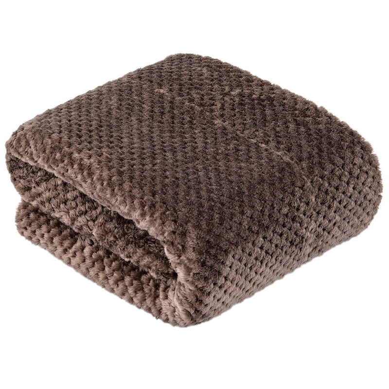 [Australia] - Fuzzy Dog Blanket or Cat Blanket or Pet Blanket, Warm and Soft, Plush Fleece Receiving Blankets for Dog Bed and Cat Bed , Couch, Sofa, Travel and Outdoor, Camping (Blanket (24" x 32"), DW-Eagle Grey) Blanket (24" x 32") 