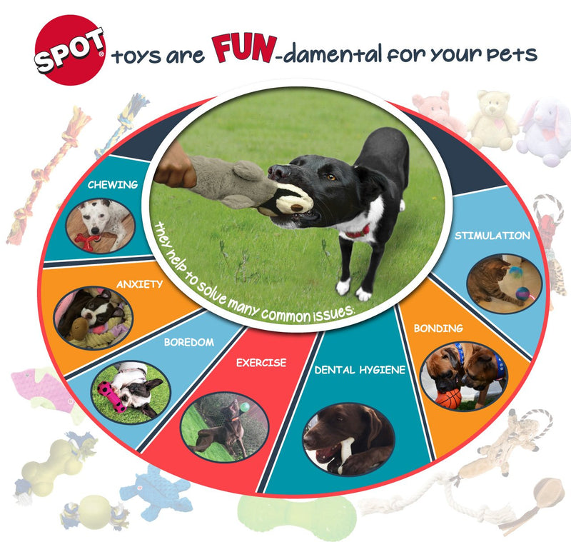 [Australia] - SPOT Ethical Pets Sensory Ball Dog Toy 2.5" 