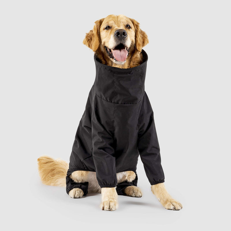 Canada Pooch | The Slush Suit 10 (9-11" back length) Black - PawsPlanet Australia