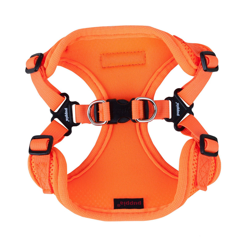 [Australia] - Puppia Authentic Neon Soft Harness C Medium Orange 