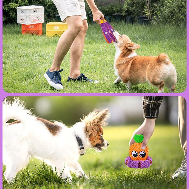 FWLWTWSS Interactive Dog Toy Intelligence, 2-in-1 Octopus & Carrot Intelligence Toy for Dogs Sniffing Toy Dog, Dog Toy Indestructible for Large/Small Dogs 1-Octopus & Carrot - PawsPlanet Australia
