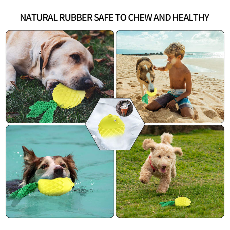 Dog Toys for Aggressive Chewers Large Medium Breed Small, Fun Dog Squeaky Toys with Flannelette and Natural Rubber, Birds Indestructible Chew Toys,Beef-Flavored Dog Toys,Training,Dog Teething Toys - PawsPlanet Australia