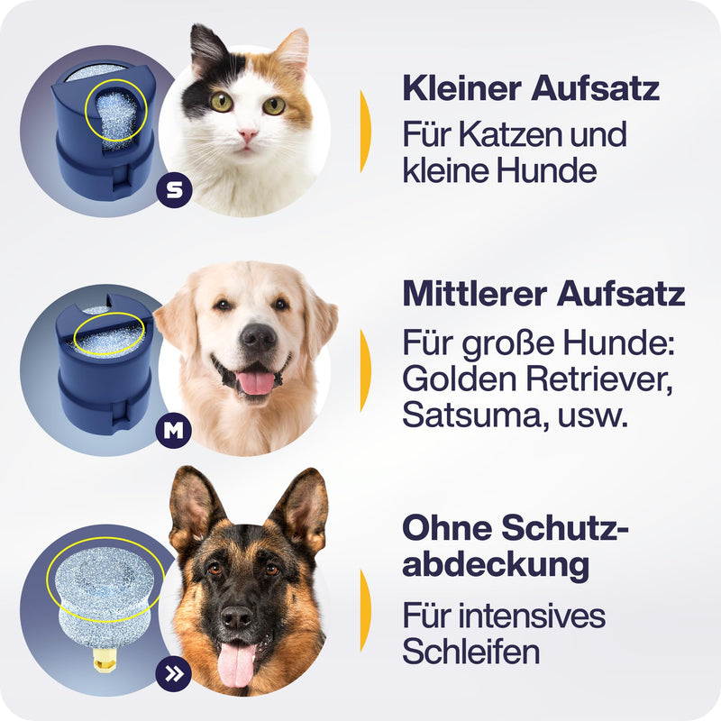 PetProved Claw Grinder for Dogs with LED Light Claw Grinder Dog Claw File for Dogs Claw Grinder Claw Scissors Dog Claw Trimmer Dog File Claw Nail File Electric - PawsPlanet Australia