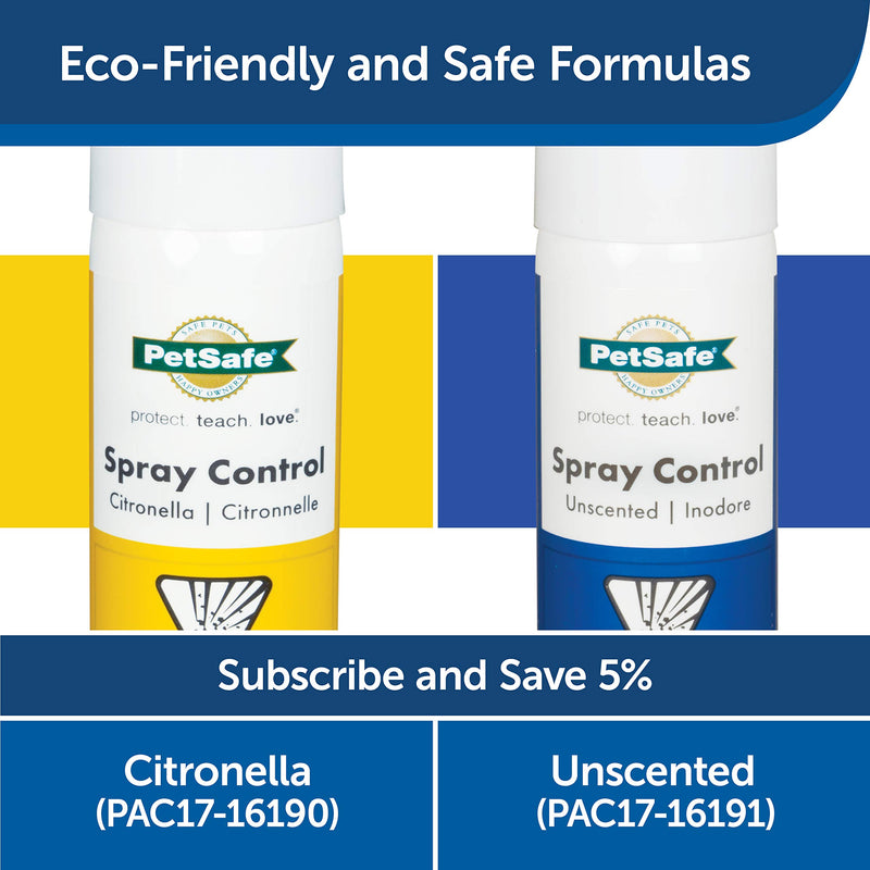 [Australia] - PetSafe Elite Little Dog Spray Bark Control for Small Dogs from 8 to 55lbs, Citronella Spray, Anti-Bark Device - PBC00-11283,black/red/blue/green,adjustable 