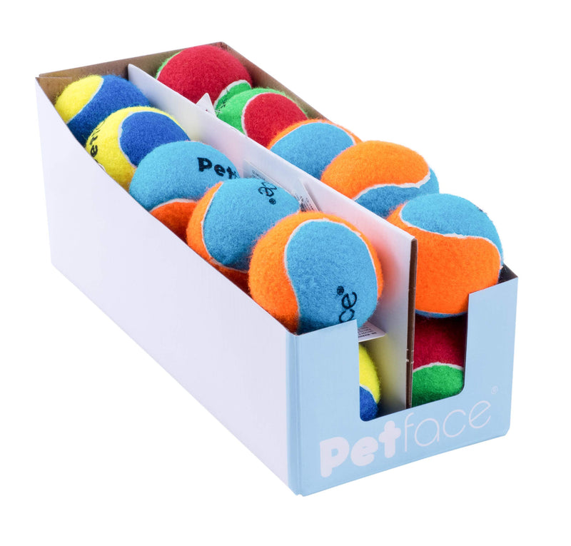 Petface Squeaky Tennis Balls for Dogs, (Pack of 20) - PawsPlanet Australia