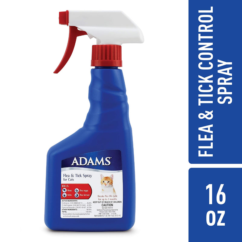 [Australia] - Adams Flea and Tick for Cats 16 Ounces 