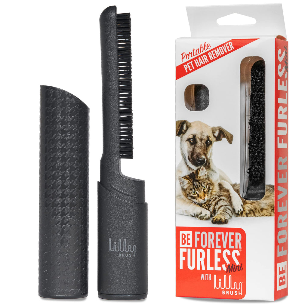 Lilly Brush Be Forever Furless MINI- Portable/Compact Dog Hair, Cat Hair, and Lint Remover (Graphite Grey) Graphite Grey - PawsPlanet Australia