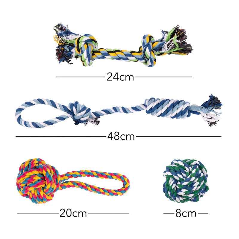 Vacker Design Dog Toys, Puppy Chew Toys - Teething Training and boredom, Rope Toys for Puppies. Small/Medium Dogs - PawsPlanet Australia