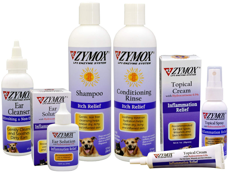 ZYMOX Topical Spray With .5% Hydrocortisone - PawsPlanet Australia