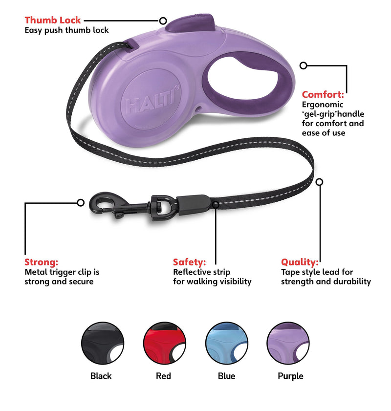 [Australia] - The Company of Animals - Halti Retractable Lead Medium Purple 