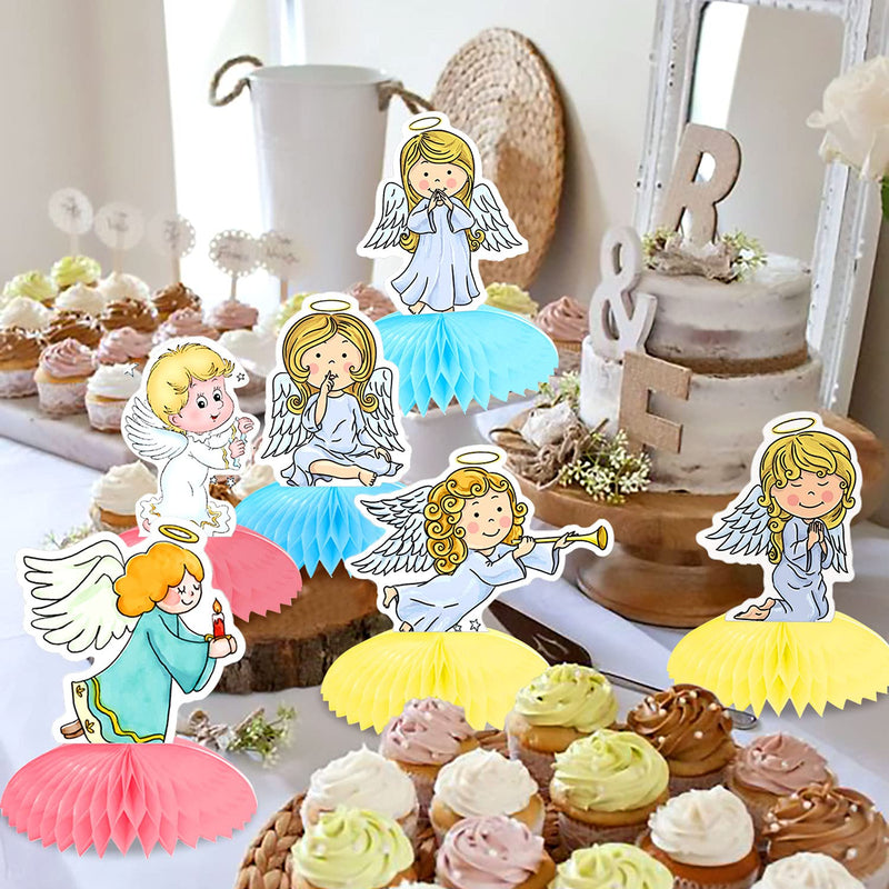 6 PCS Angel Party Supplies Angel Table Decoration Angel Table Centerpieces Baptism Table Decorations Baptism Table Centerpieces Baptism Party Supplies Baptism Party Favo - PawsPlanet Australia