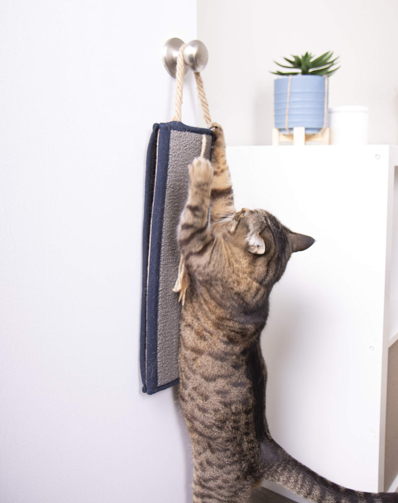 [Australia] - SmartyKat Clever Claws Hanging Or Mat Cat Scratcher, Brown and Grey,Large 