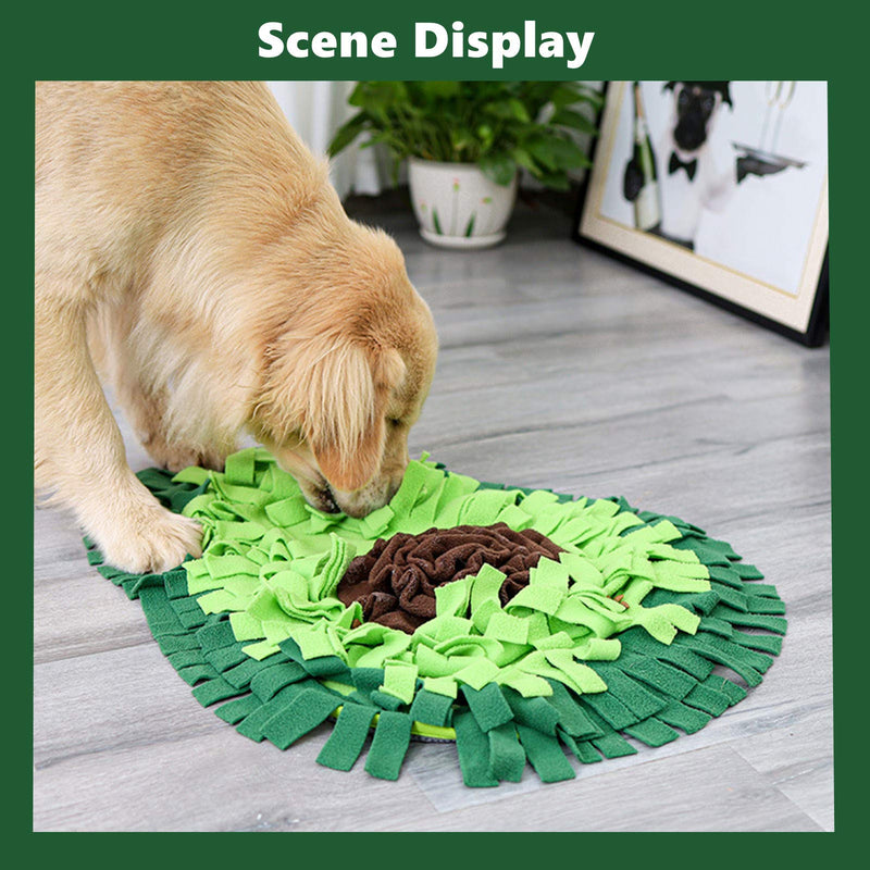 Snuffle Mat for Dogs, Dog Puzzles for Smart Dogs, Dog Feeding Mats, Cat Food Mat, Interactive Dog Toys for Large Dogs, Anti-Choking Slow Food Training(Avocado) Avocado - PawsPlanet Australia