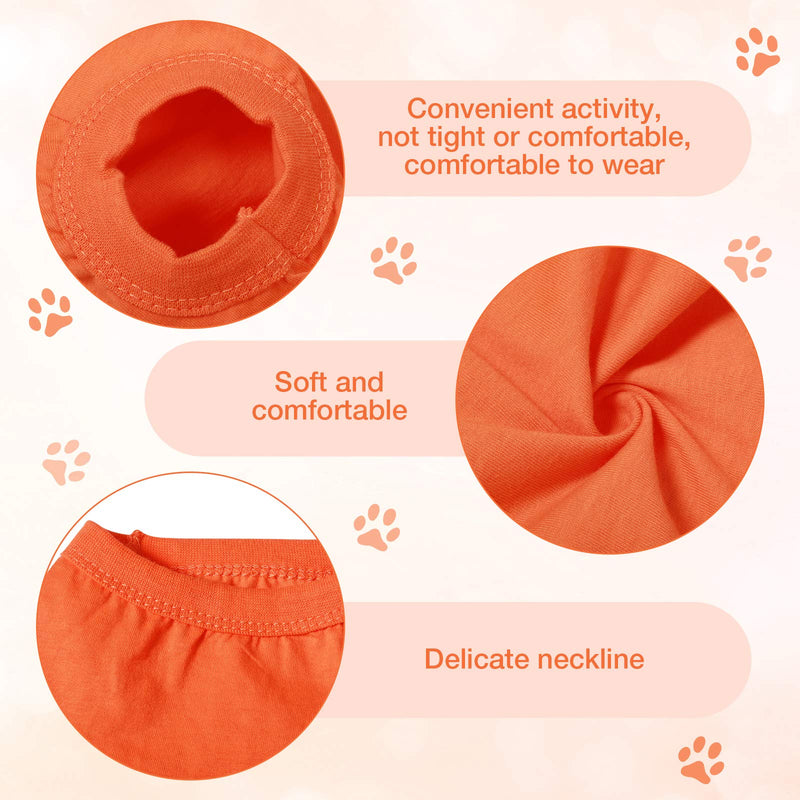 8 Pieces Dog Shirts Pet Puppy Blank Clothes Summer Soft Dog T-Shirt Breathable Dog Plain Shirts Puppy Clothes Outfit for Most Dogs Cats Puppy Pet (XS) XS - PawsPlanet Australia