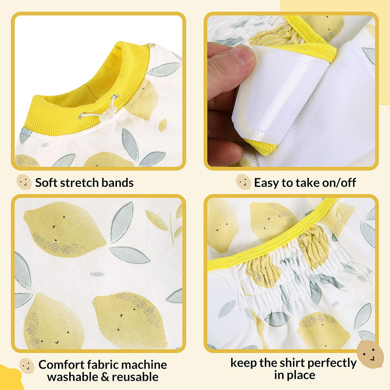 KONVINIT recovery suit for dogs, dog bodysuit after surgery castration, breathable wound protection for puppies dog suit after surgery male castration, alternative neck collar/surgical funnel, yellow L yellow - PawsPlanet Australia