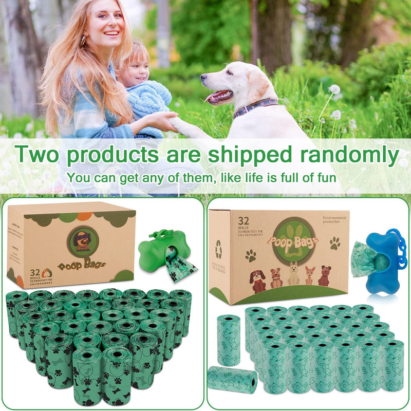 ROEXUN dog waste bags 32 rolls (640 bags) waste bags for dogs with 1 free dispenser, leak-proof and scented waste bags for dogs, green - PawsPlanet Australia