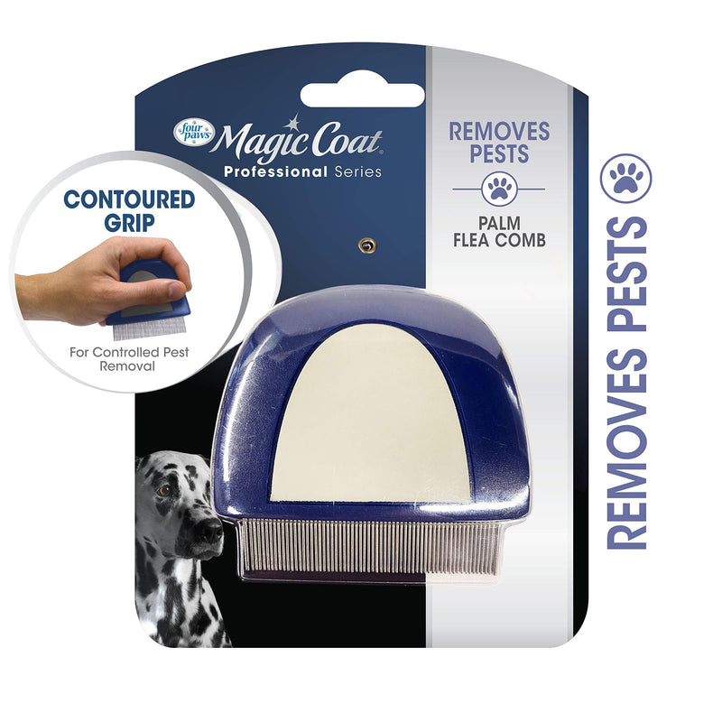 Magic Coat Professional Series Palm Flea Comb for Dogs - PawsPlanet Australia