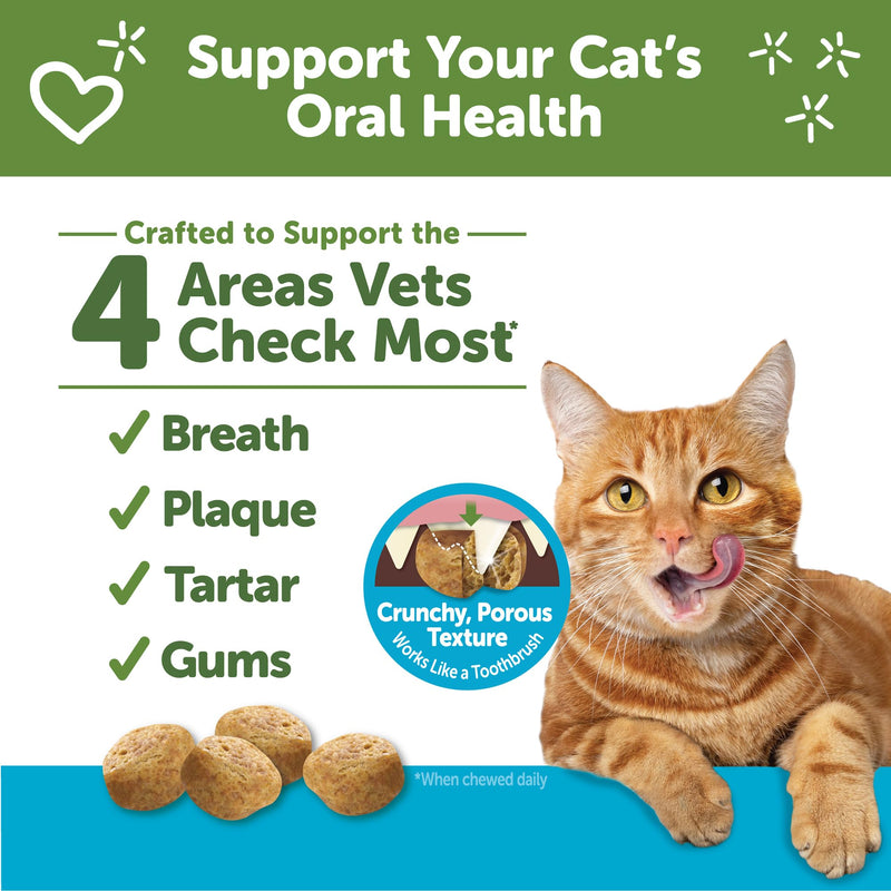 Whimzees Wellness Natural Cat Dental Treats, Chicken & Tuna Flavor, 2 Ounce 2.00 Ounce (Pack of 1) - PawsPlanet Australia