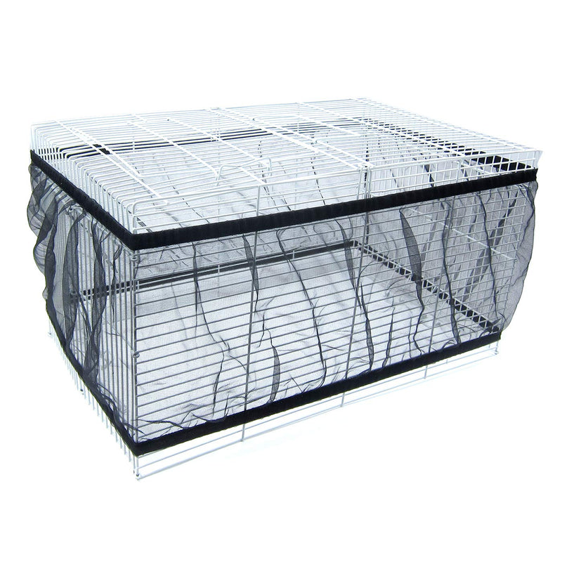 [Australia] - Alfie Pet - Sunny Mesh Bird Seed Catcher Guard Net Medium Black 