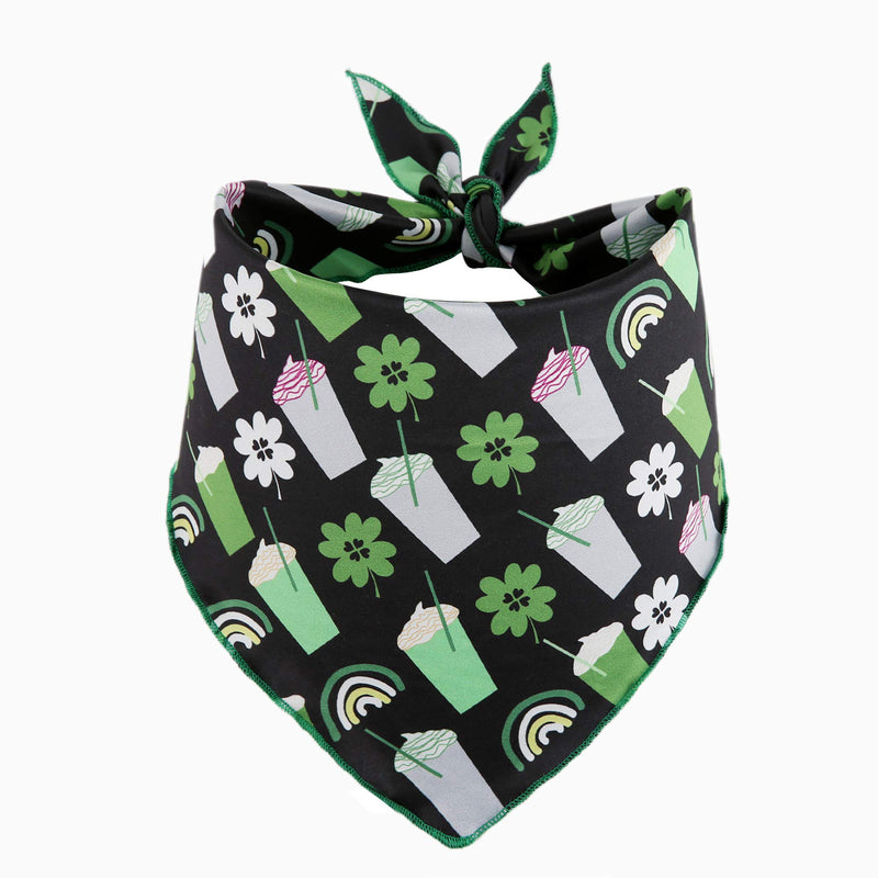 [Australia] - BoomBone St Patricks Day Dog Bandana 3 Pack - Triangle Bibs Pet Scarf for Small to Large Dogs and Cat L 