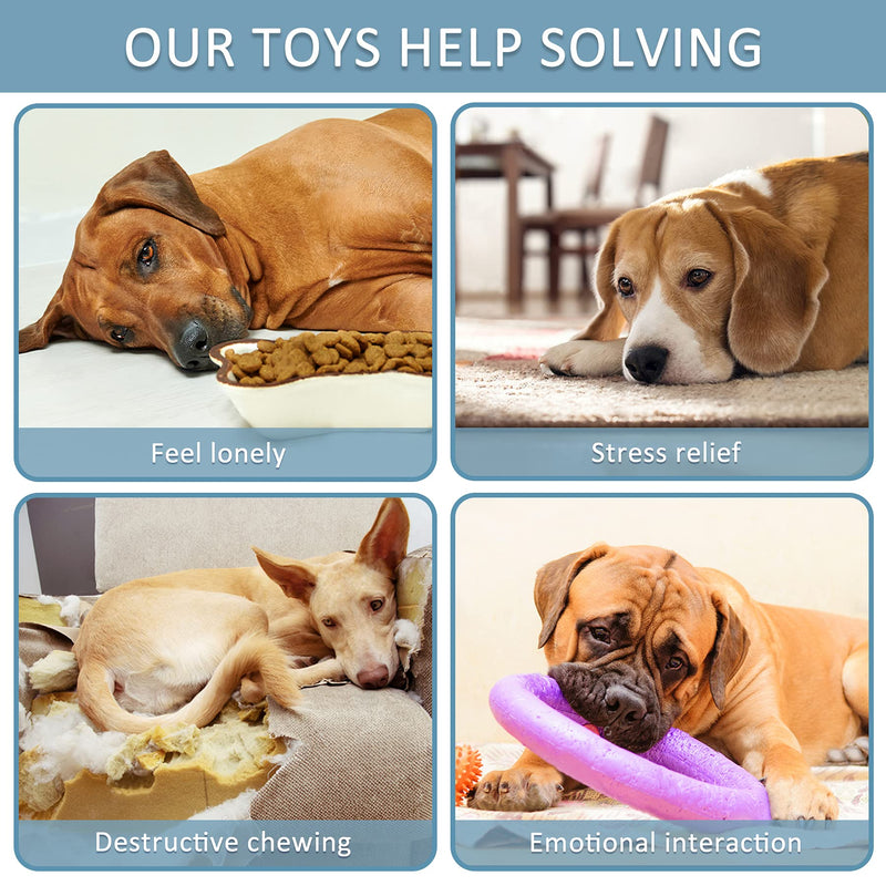Newthinking Dog Plush Toys, Sturdy Squeaky Toys with Soft Natural Corduroy Stuffed Plush, Interactive Dog Chew Toys for Small, Middle, Large Dogs (Donkey) Donkey - PawsPlanet Australia