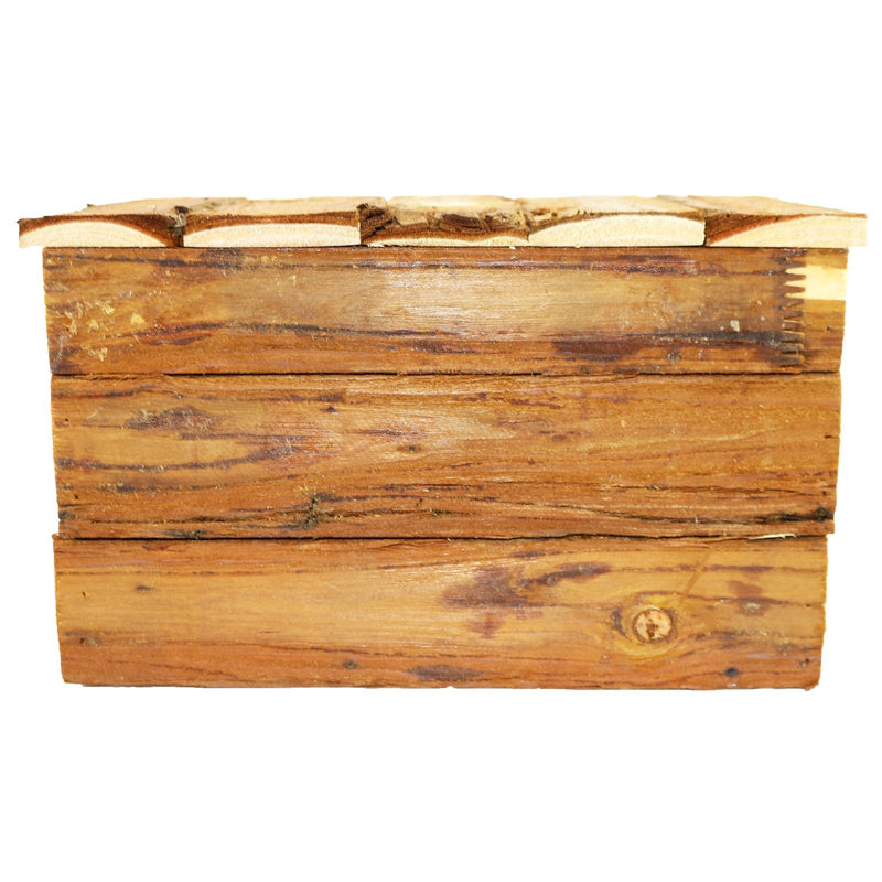 Pet Ting Natural Living Jerrik Log House 28 x 16 x 18cm Hamster Rat Guinea Pig - PawsPlanet Australia