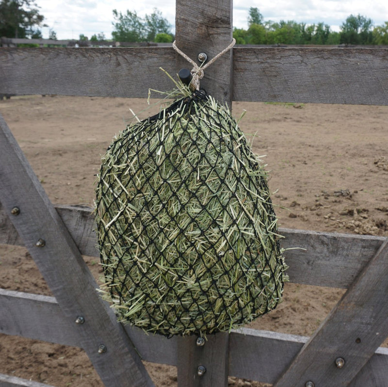 hay chix Slow Feed Hay Net for [Horse and Livestock Health, hay Feeder, hay net, Slow Feed hay net] Save Your time, hay and Money! Half Bale Net (1 3/4" Original) - PawsPlanet Australia