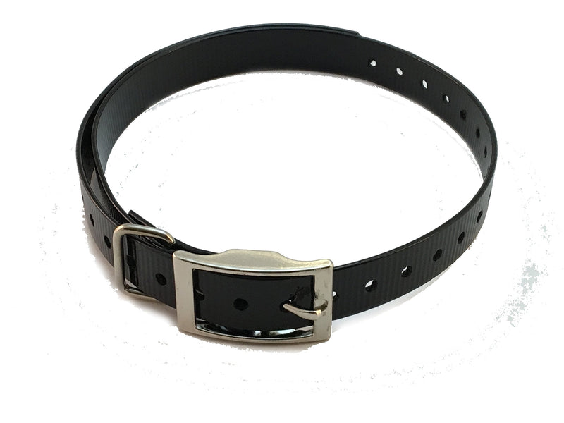 [Australia] - Sparky Pet Co - Black Square Buckle 3/4" Replacement Collar - Compatible with Garmin, Delta, Dogtra, SportDOG, E Collar, Tri Tronics, Petsafe, Educator, E Collar Systems 