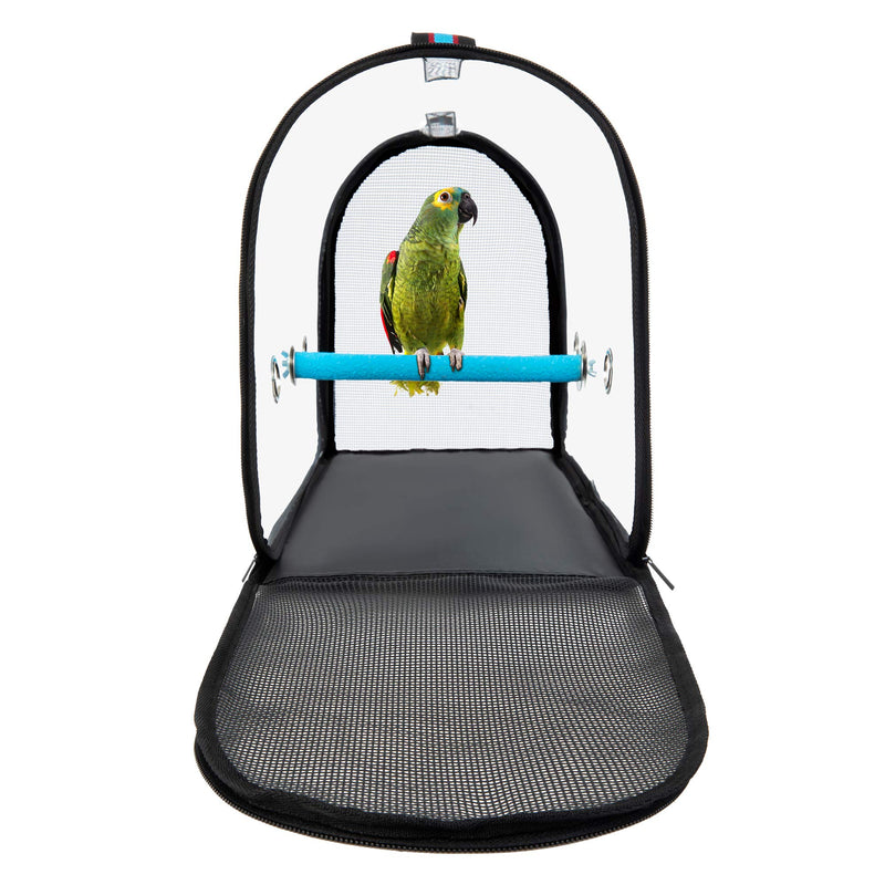 Moloni Bird Carrier Parrot Travel Cage Lightweight and Portable Pets Birds Travel and Vision Bird Cage Blue - PawsPlanet Australia