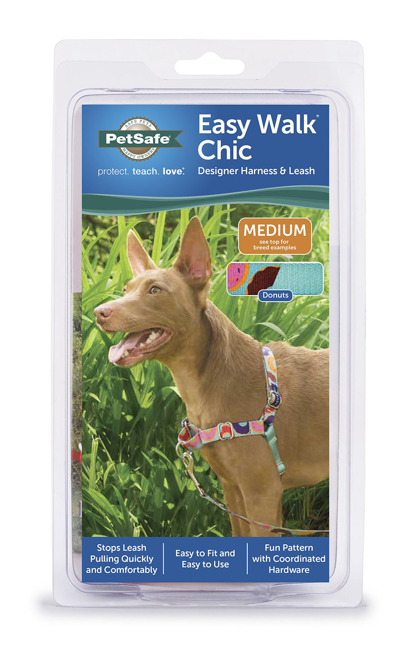 [Australia] - PetSafe Easy Walk Chic Harness Donuts Medium 