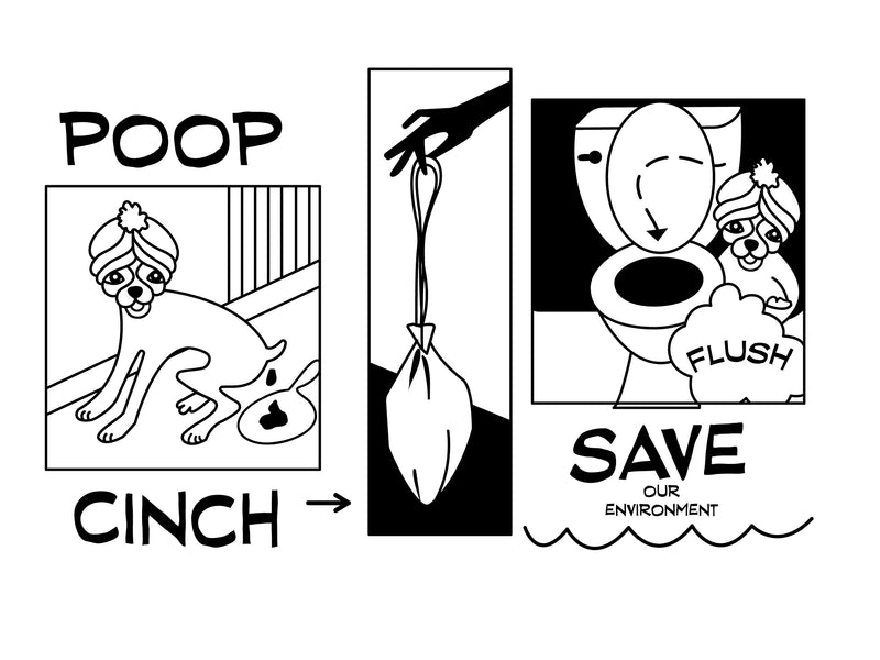 [Australia] - noblo Poof - Dog Waste Bag, Dog Poop Bag, Reusable and Washable 