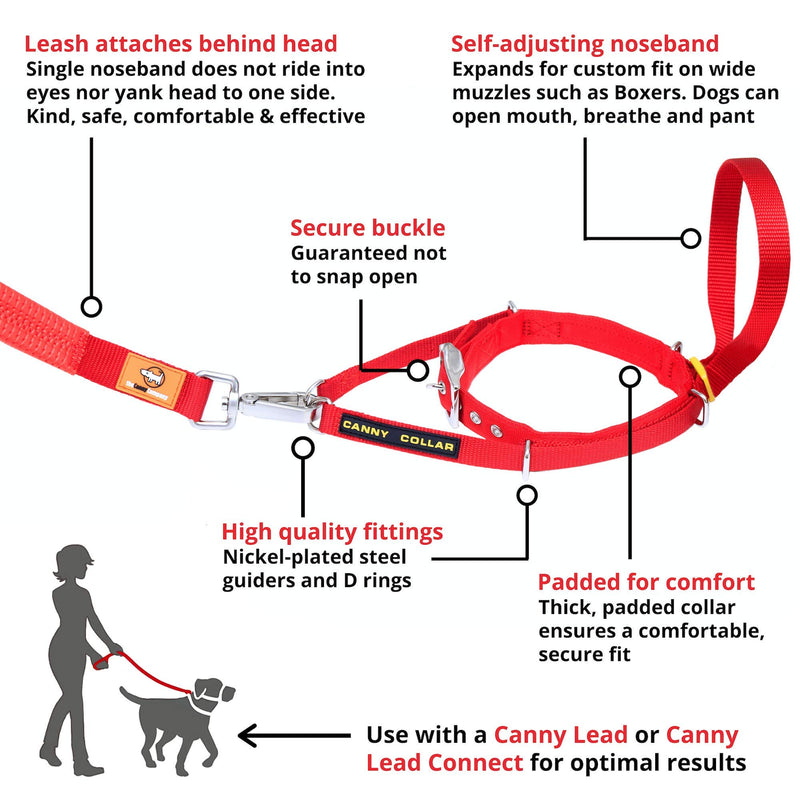 Canny Collar - The Canny Colossus Dog Collar For Large Breed Dogs, Simple And Effective Help With Dog Training To Stop Your Large Breed Dog From Pulling On The Lead - PawsPlanet Australia