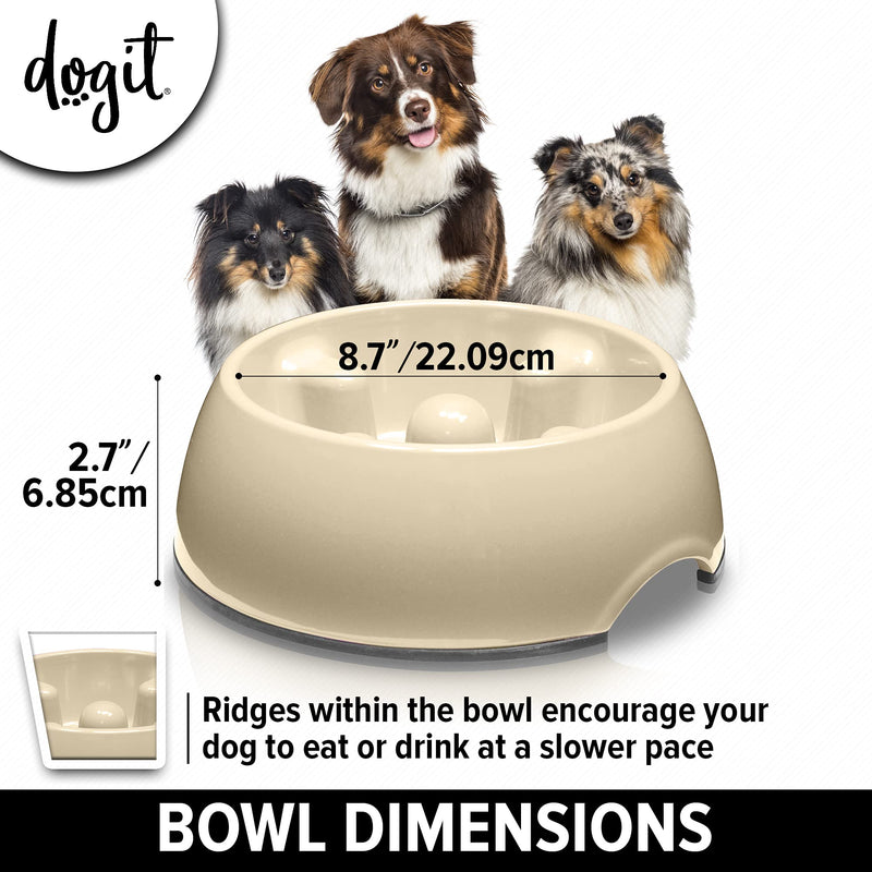 Dogit 73718 Dog Bowl Non-Slip 600 ml weiß - PawsPlanet Australia