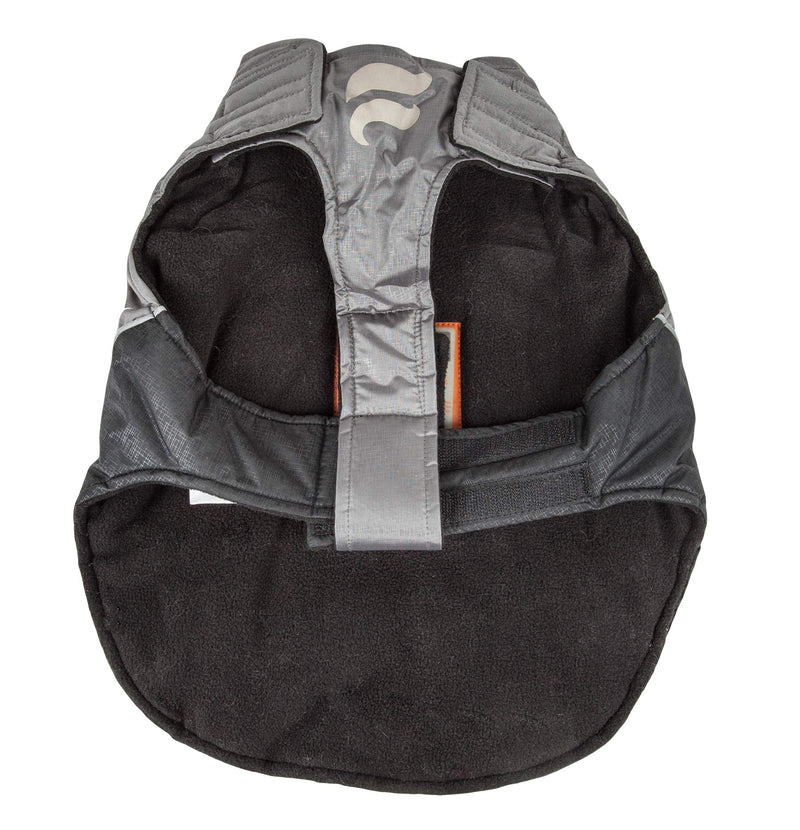 DOGHELIOS 'Altitude-Mountaineer' Wrap-Velcro Protective Waterproof Pet Dog Coat Jacket w/ Blackshark Technology, X-Large, Black, Grey - PawsPlanet Australia
