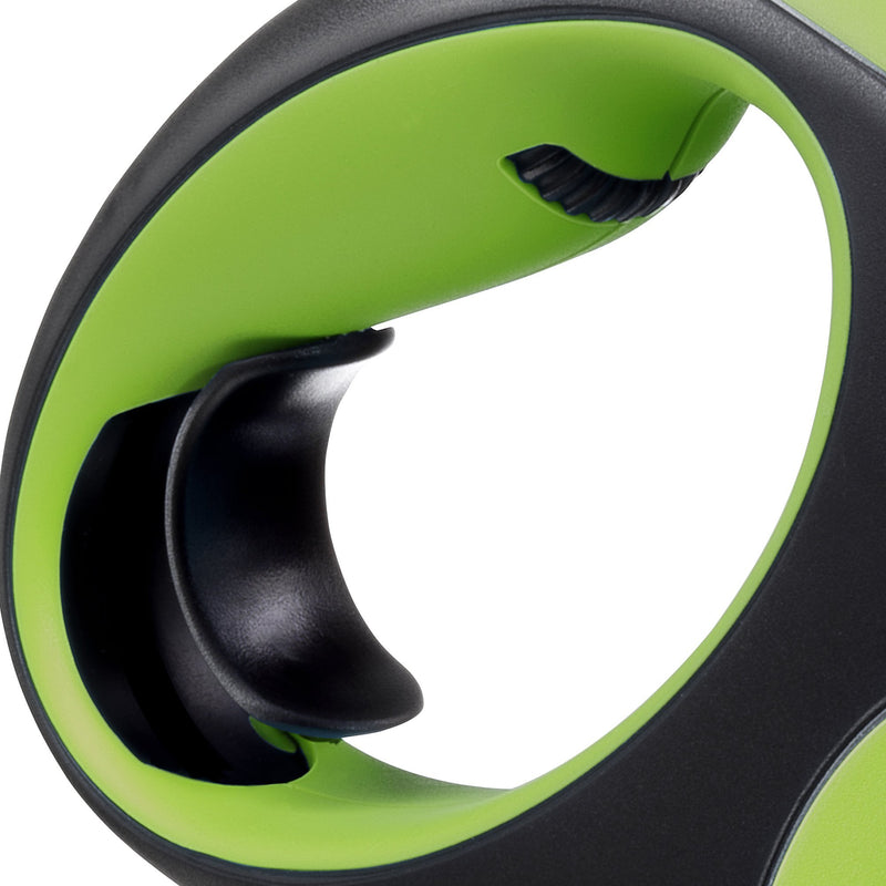 [Australia] - FLEXI New Comfort Retractable Dog Leash (Tape), 16 ft, Large, Green (CF30T5.250.G) 