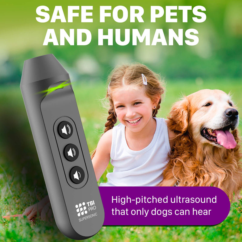 3-in-1 Dog Bark Control Ultrasonic Device Professional Rechargeable - Barking Deterrent Devices - Handheld Repellent, Stop No Bark Training Anti Barking Tool 16.8 Ft - Humane for Small, Medium, Large - PawsPlanet Australia