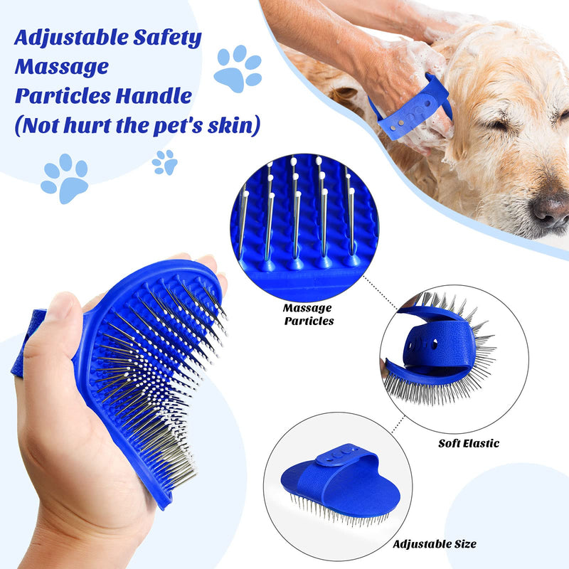 11 Pieces Rabbit Grooming Kit Pet Grooming Brush Hair Removing Comb Shampoo Bath Brush Small Animal Nail Clipper Trimmer File Pet Steel Comb Grooming Set for Rabbit Hamster Bunny Guinea Pig Dog Cat - PawsPlanet Australia