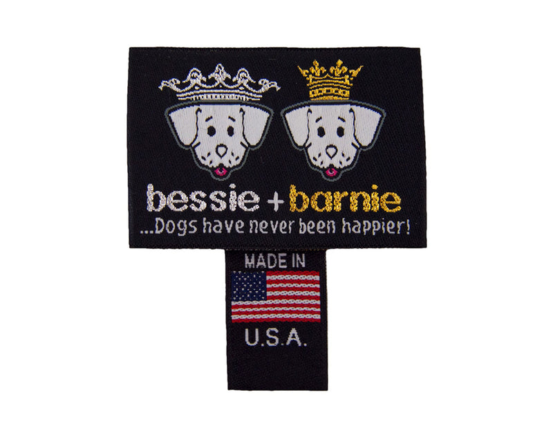 [Australia] - BESSIE AND BARNIE Air Comfort Harness for Pets, Black/Tan Plain/Red M - (Neck- 13"/ Chest- 22") 