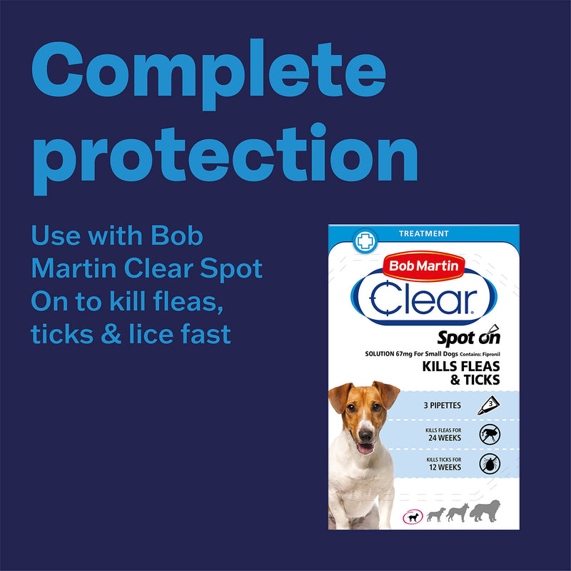 Bob Martin Clear | 3 in 1 Wormer Tablets for Small, Medium & Large Dogs (up to 40 kg) | Clinically Proven Treatment (4 Tablets) 4 Tablets - PawsPlanet Australia