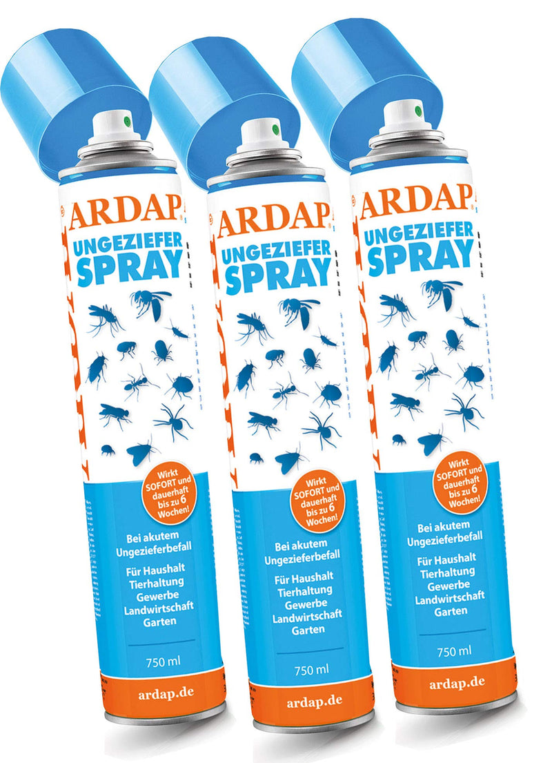 Quiko 3X Ardap Vermin Spray 750ml Ardap Care Flies - PawsPlanet Australia
