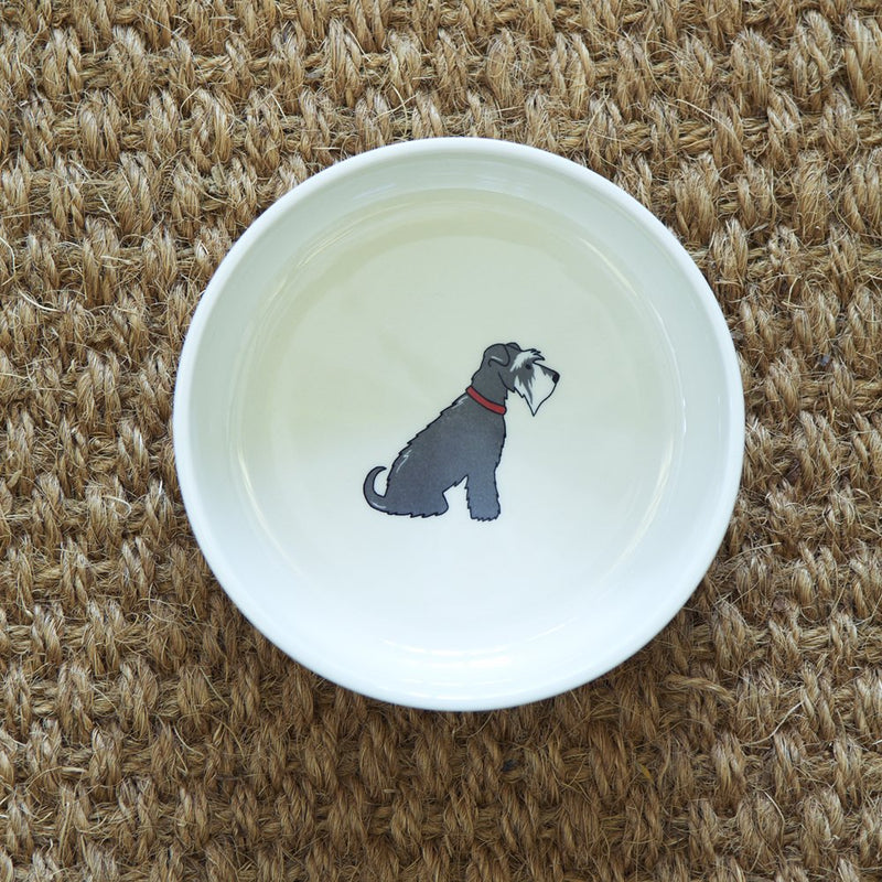 Sweet William Schnauzer small dog bowl (large also available) - PawsPlanet Australia