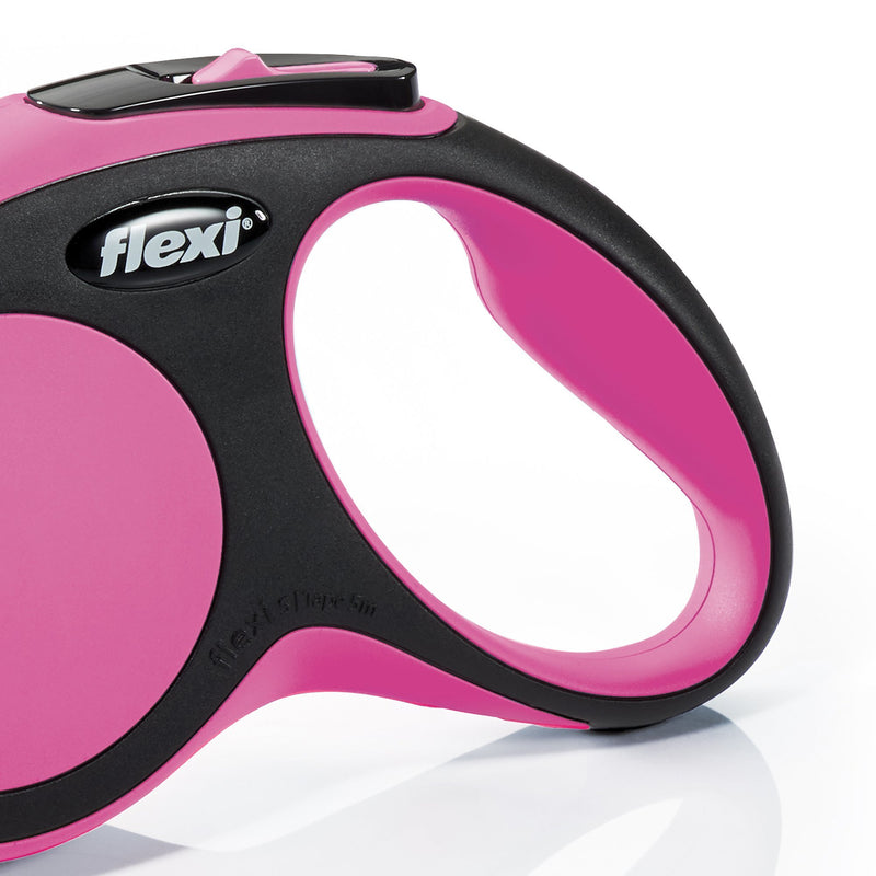 [Australia] - FLEXI Comfort Retractable Dog Leash in Pink, 16' Small, 16 ft 