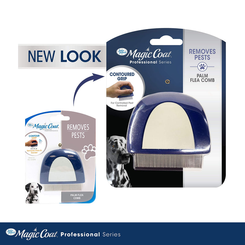 Magic Coat Professional Series Palm Flea Comb for Dogs - PawsPlanet Australia