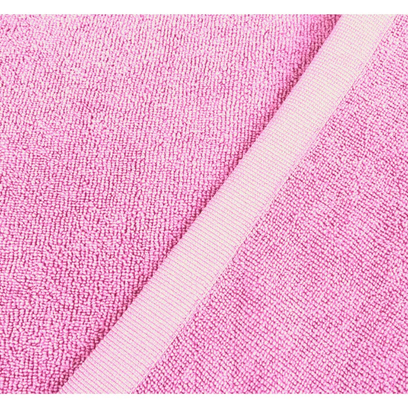 EVERBUY Pet Towels Microfibre Pet Towels Soft and Absorbent Dog Towels 100cm x 60cm (Pack of 2, Pink & Grey) Pack of 2 - PawsPlanet Australia