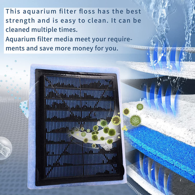 10-20 Gallon Aquarium Filters EZ-Change #2 Filter Cartridge fit Aquarium Filter Cartridge 10 to 20 Power, for Healthier Fish 6 Pcs - PawsPlanet Australia